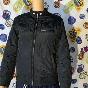 Black Members only Puffer Jacket